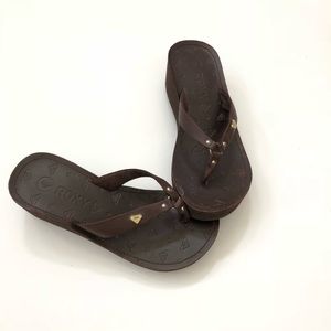 Brown Roxy sandals